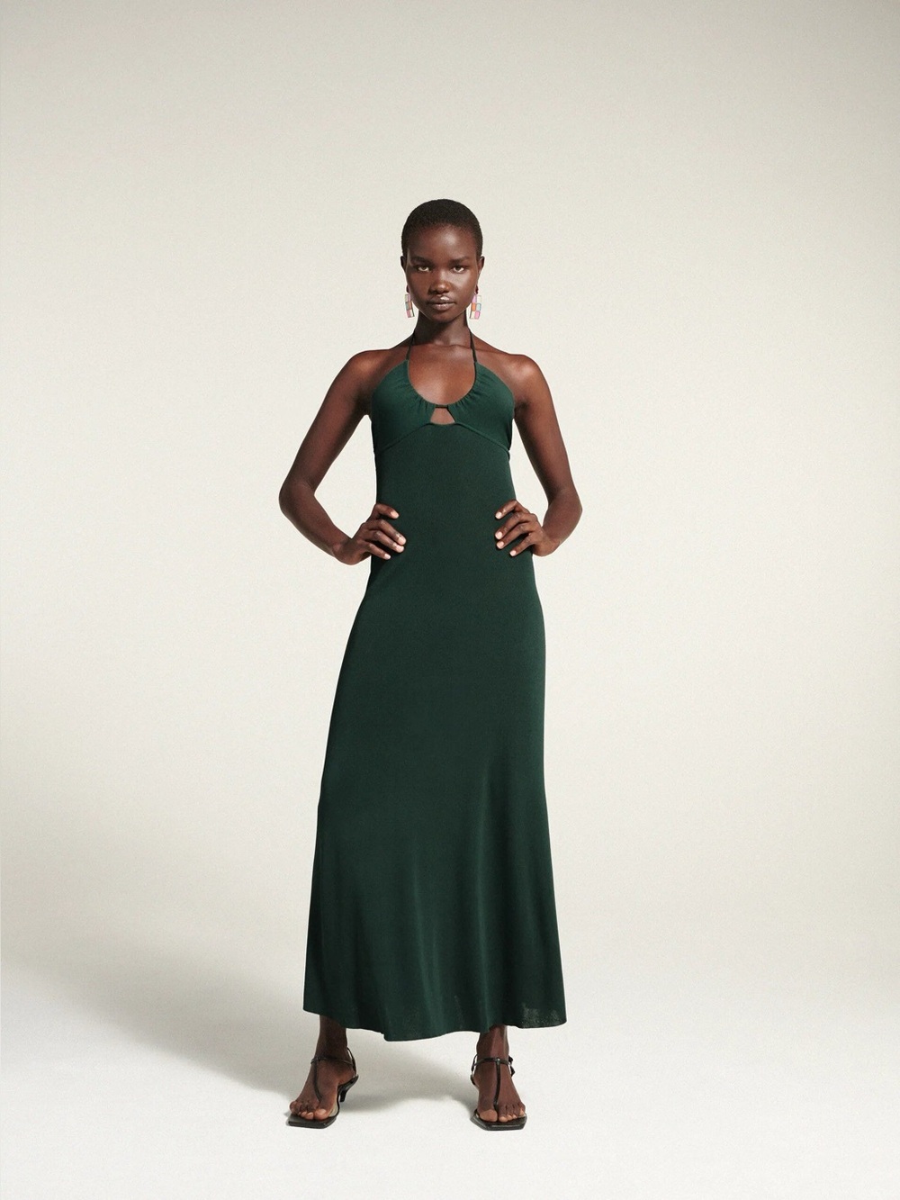 Zara Cut Out Midi Dress